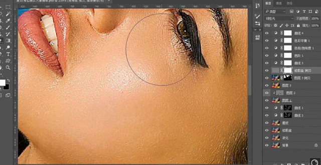 PS給泳裝美女進(jìn)行精致修圖