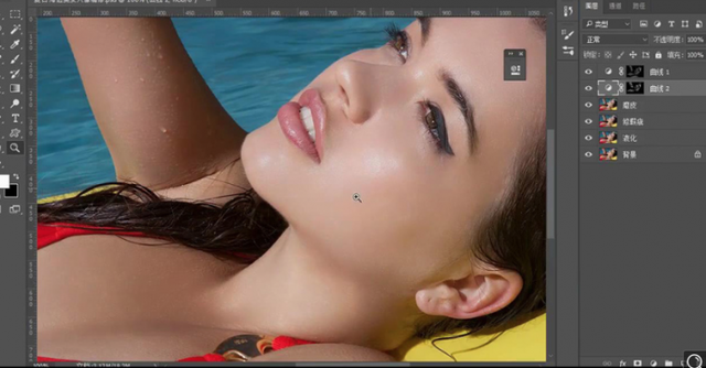 PS給泳裝美女進(jìn)行精致修圖