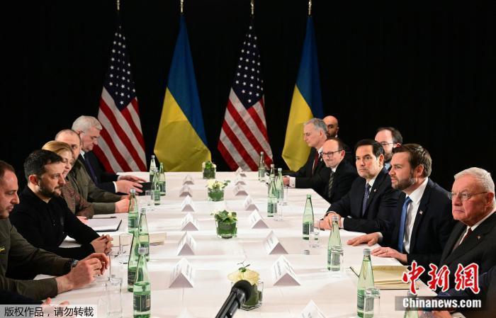 烏總統(tǒng)澤連斯基與美副總統(tǒng)萬(wàn)斯舉行首次會(huì)談