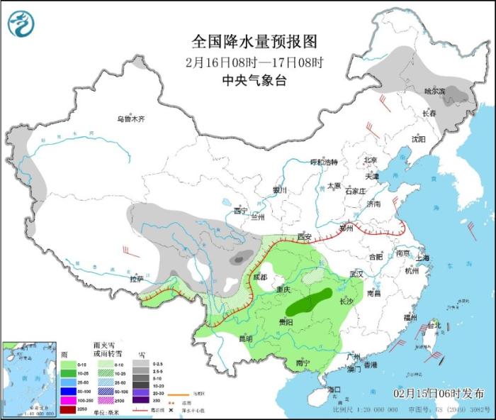 南方地區(qū)多陰雨天氣  北方地區(qū)氣溫多起伏