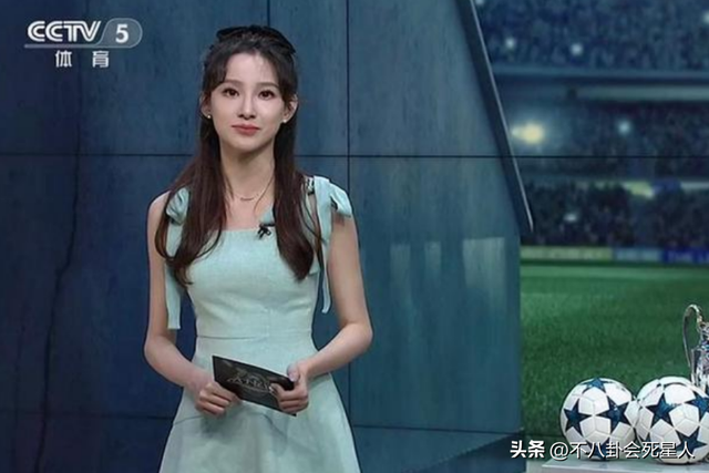 世界杯美女主持馬舒凡，身材好、顏值高，還被贊是董卿接班人