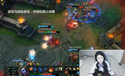 LOL獅子狗女主播又被欺負了！遇到癡漢泰隆