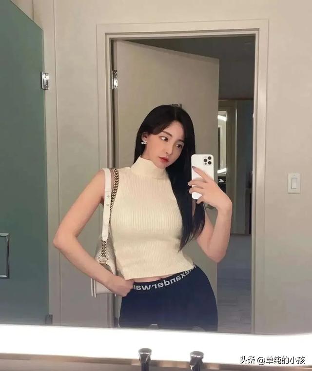 最美女主播！還得是韓妹，這大白腿